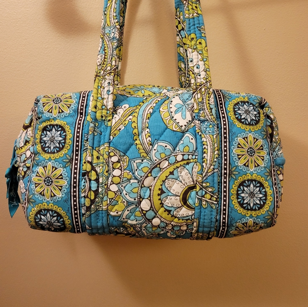 Vera Bradley Retired Teal Shoulder Bag